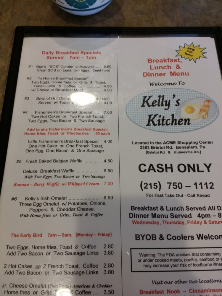 Kelly S Kitchen Bensalem Menu Kelly S Kitchen Bensalem Menu