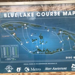 blue lake disc golf