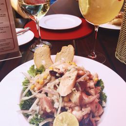 Golden ceviche