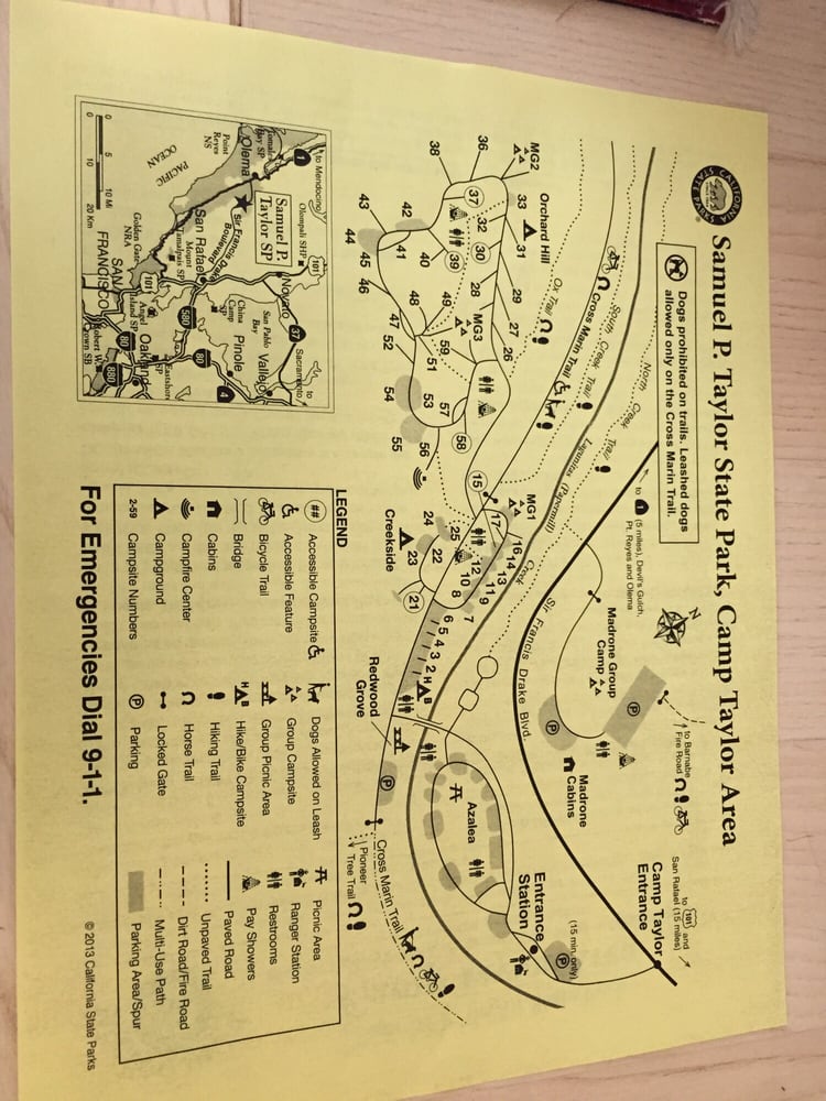 I Obtained This Map From The Ranger S Office Where You Check In