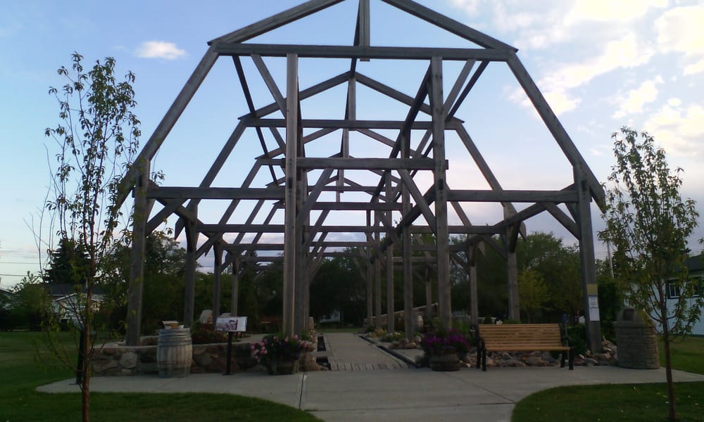 City of Leduc Cultural Village and Stone Barn Garden Landmarks