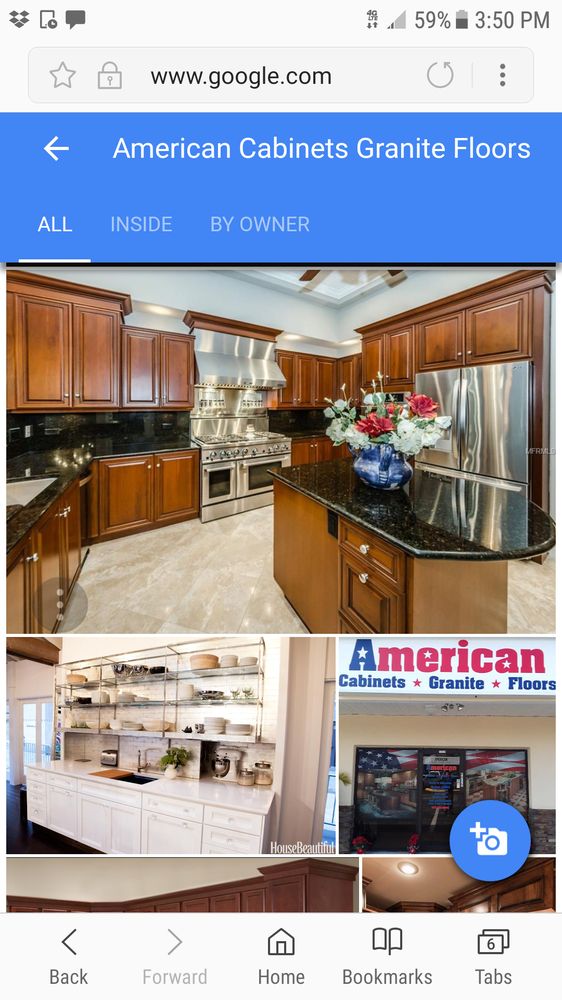 American Cabinets Granite Floors
