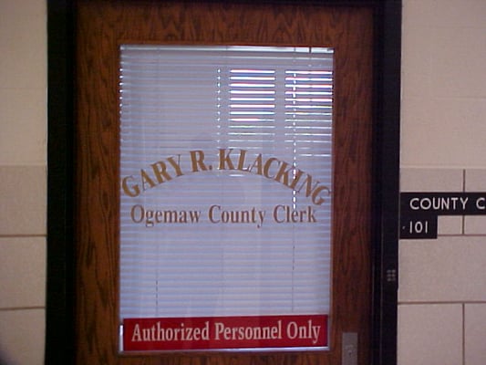 Ogemaw County Clerk s Office Public Services Government 806 W 