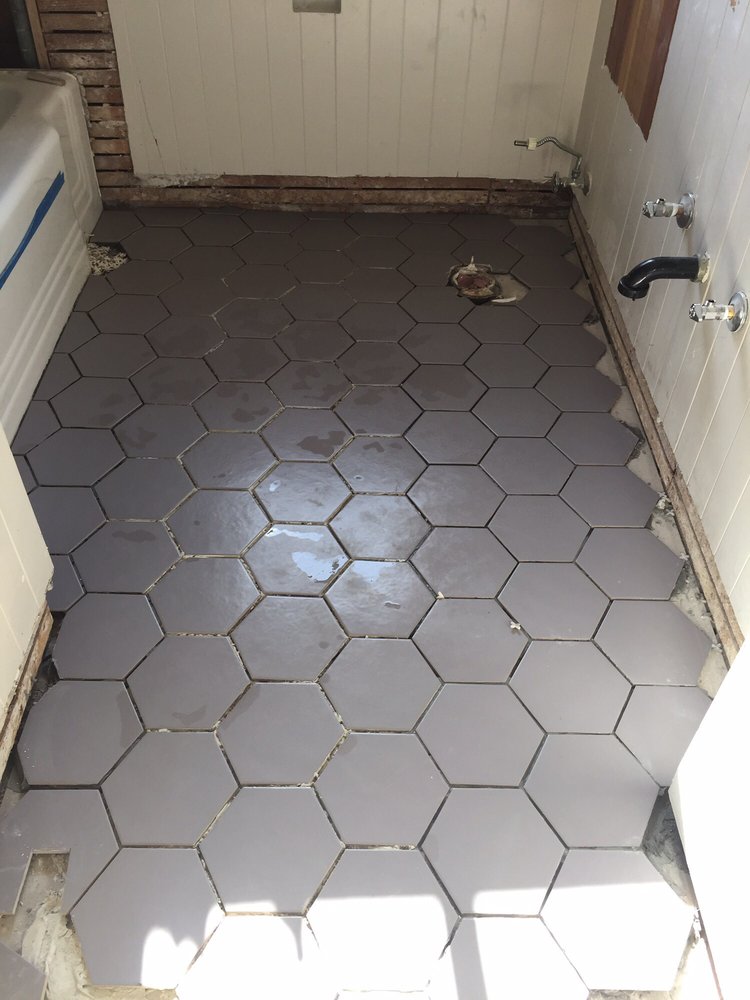 Tile From Import Hexatile In Matte Gris Yelp Photo Of All Natural Stone Berkeley Ca United States Tile From Import