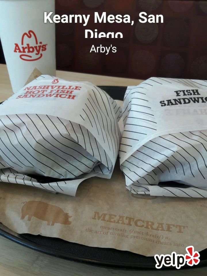 quality fish sandwiches at arbys 2 for 5 bucks yelp
