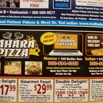 Sahara pizza coupons