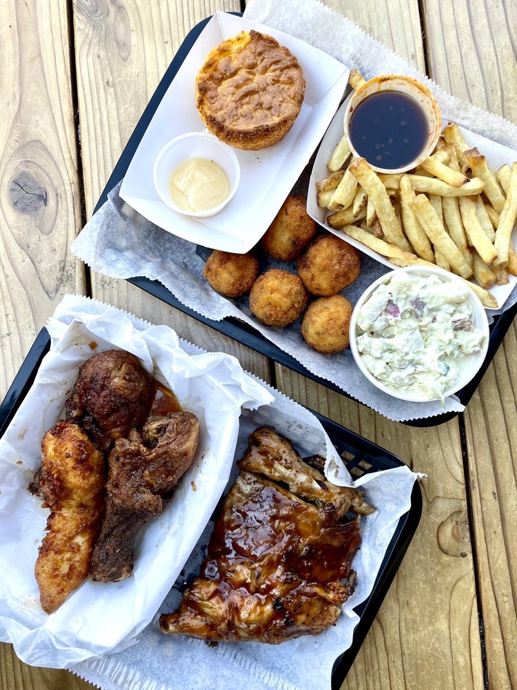Sticky Chicken & Ribs