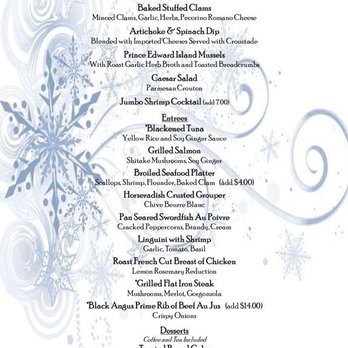 Captain Bill S Restaurant Week Menu Captain Bill S Restaurant Week Menu