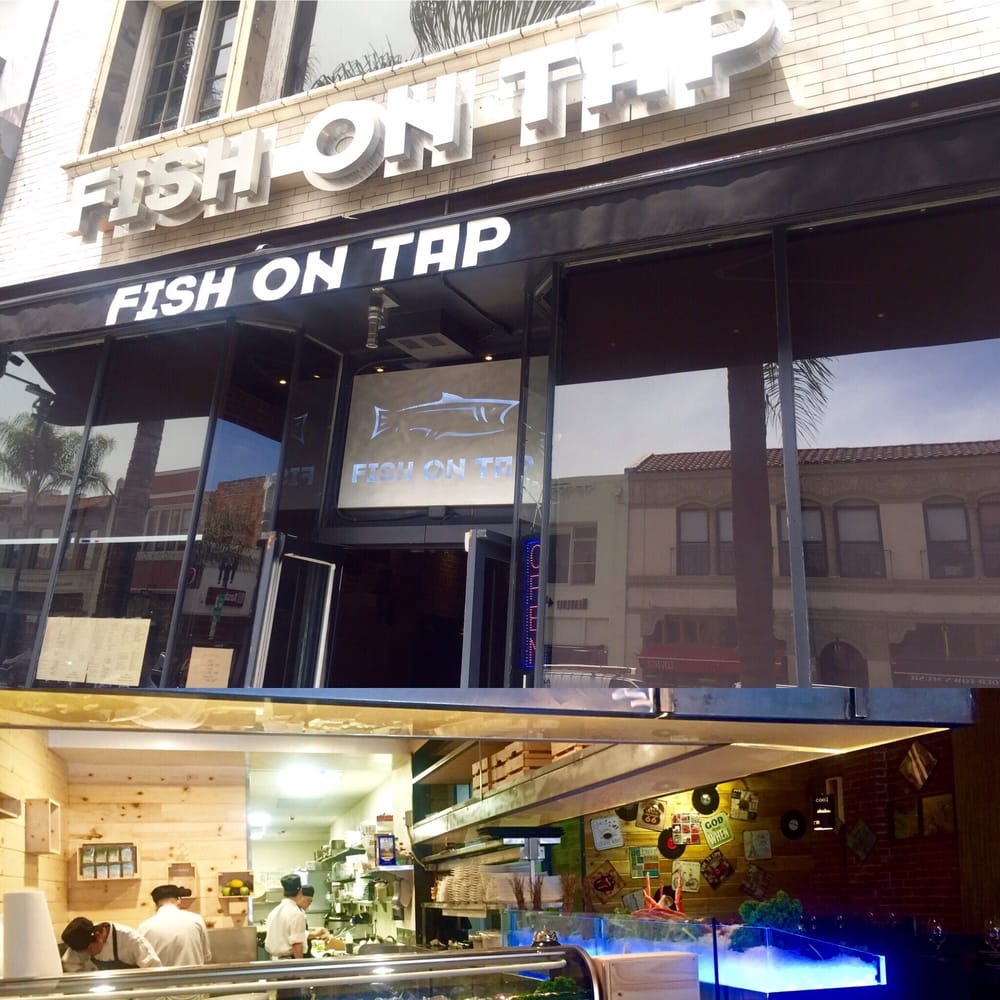 Fish On Tap - Pasadena, CA, United States. Storefront And where the fish gets [over]cooked