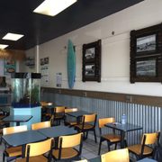 Photo of Fins Mexican Eatery - La Jolla, CA, United States. Inside of restaurant