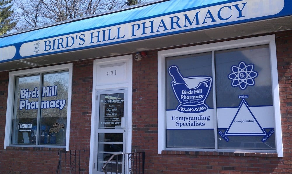 Bird’s Hill Pharmacy Drugstores 401 Great Plain Ave, Needham, MA