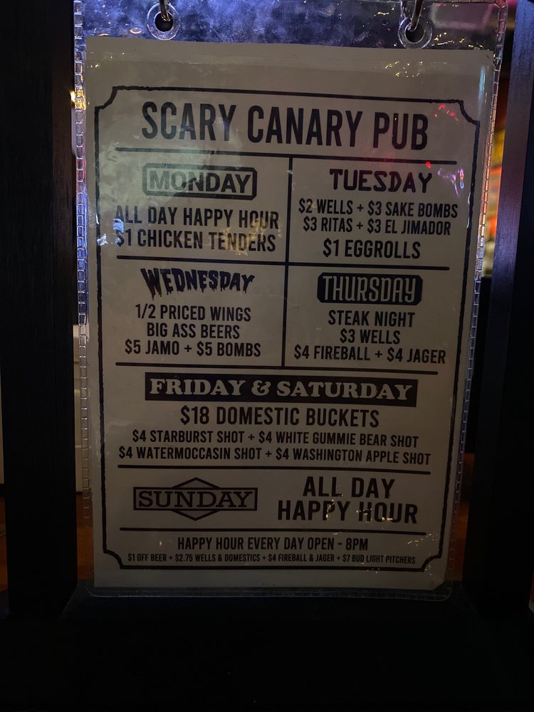Scary Canary Pub