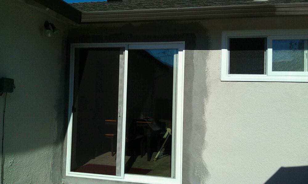 Great Job Installing Clients Sliding Glass Door Stucco Was Blended Great Job Installing Clients Sliding Glass Door Stucco Was Blended In Perfectly Yelp