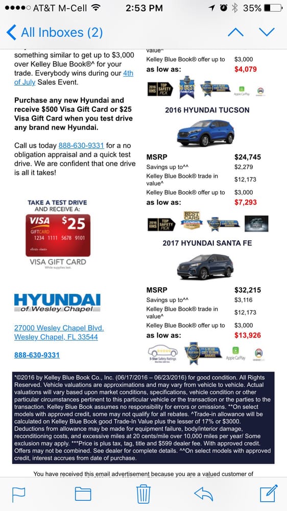 Hyundai Of Wesley Chapel 24 Reviews Car Dealers 27000 Wesley