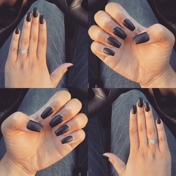 Photo Of Allure Nail Salon Lompoc Ca United States Black Matte Semi Photo Of Allure Nail Salon Lompoc Ca United States Black Matte Semi