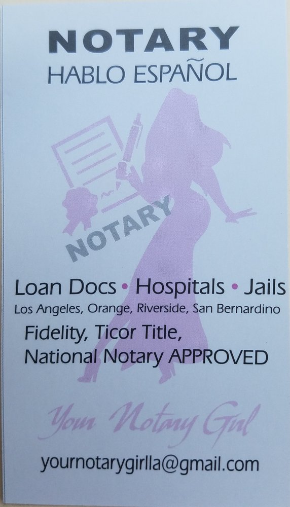 Your Notary Girl Notaries Montebello, CA Phone Number Yelp