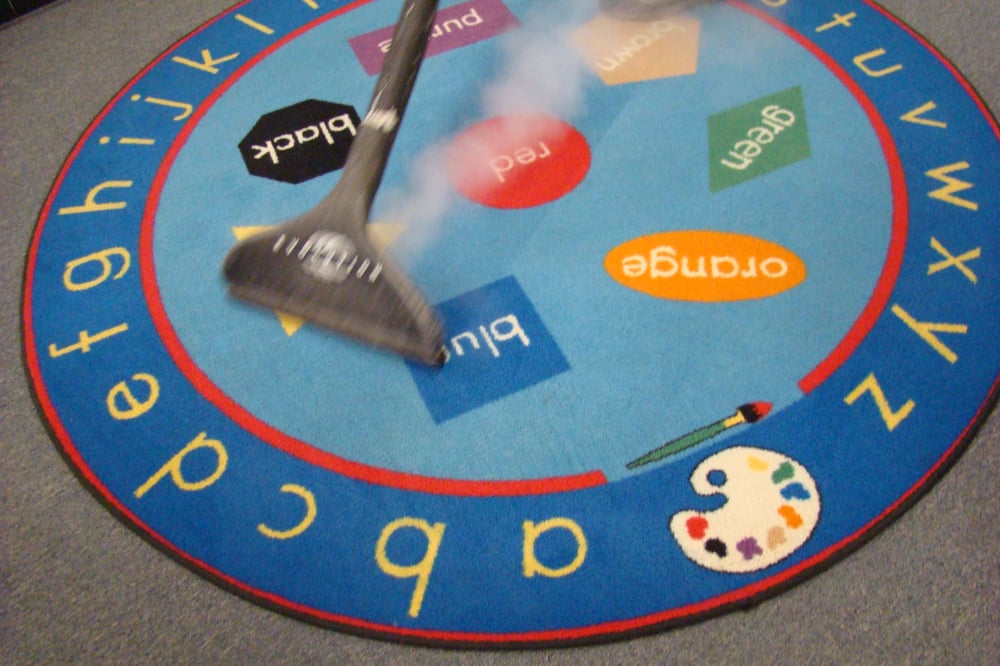 High Touch Daycare Area Rugs Need A Maintenance Steam