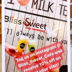 bliss sweet 98 photos 36 reviews bubble tea 1788 32nd ave sweet life cafe flyer