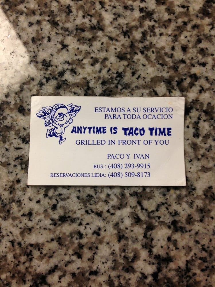 Anytime Is Taco Time Anytime Is Taco Time