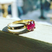 Photo of Rebekah Brooks - Cambridge, MA, United States. Ruby ring