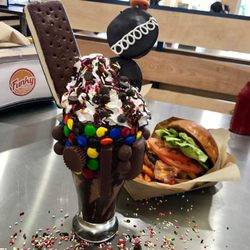 funky fries and burgers