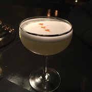 Photo of The Bibliotheca Bar & Books exchange - Adelaide South Australia, Australia. Pisco sour made at special request.