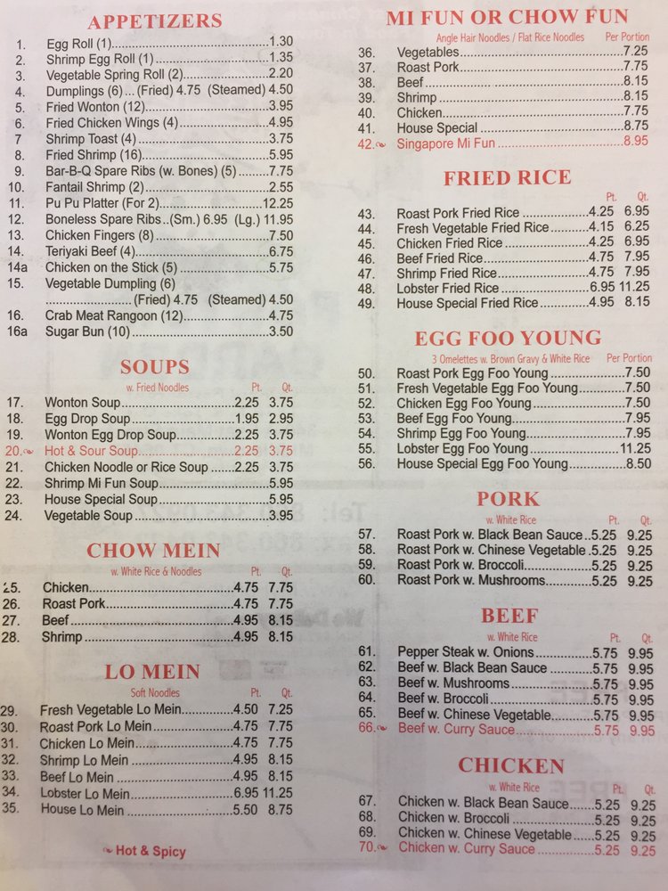 Fortune Garden Order Food Online 13 Reviews Chinese 340 E Main