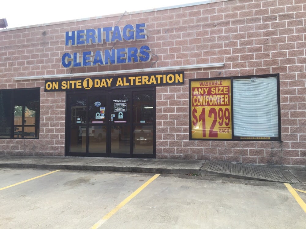 Heritage Cleaners Laundry Services 16514 Longenbaugh Dr, Houston