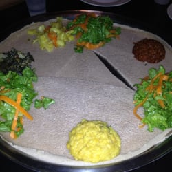 Photo of Rassela's Jazz Club & Restaurant - San Francisco, CA, United States. Vegetarian sampler