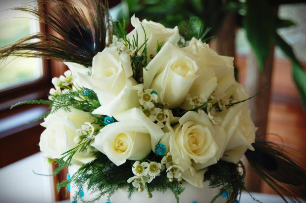 peacock themed wedding cake topper Yelp