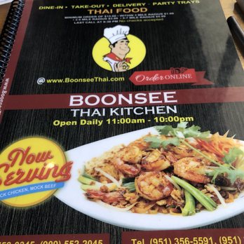 Boonsee Thai Kitchen - Norco - Order Food Online - 319 ...