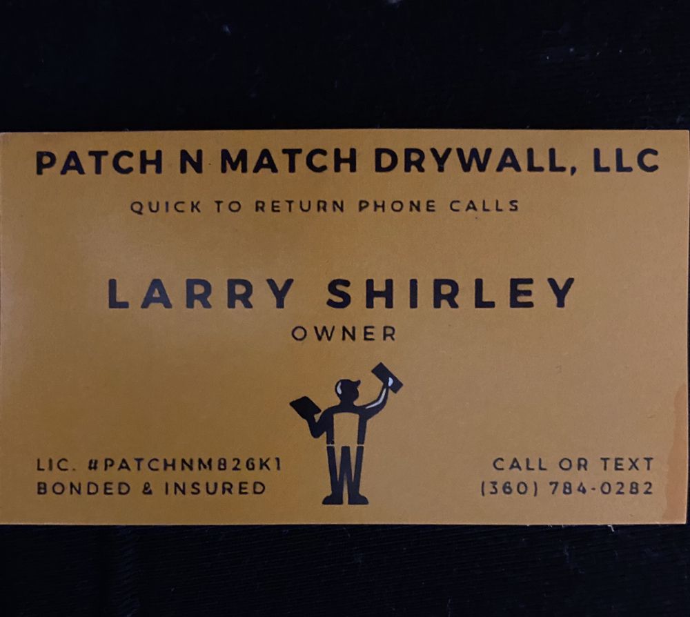 Patch N Match Drywall