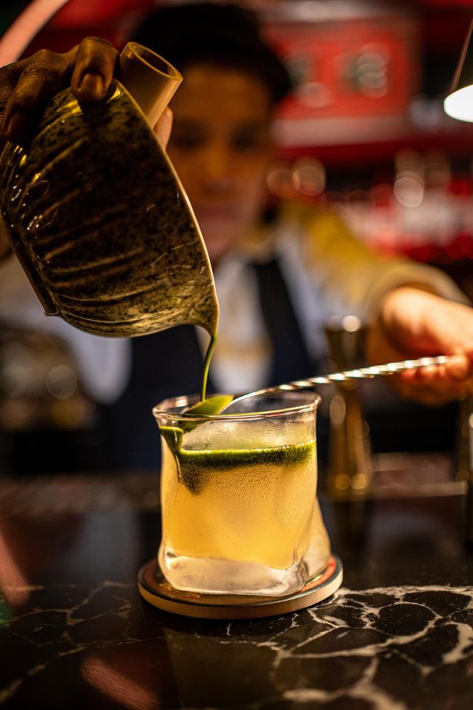 Paper Fan Cocktail Bar