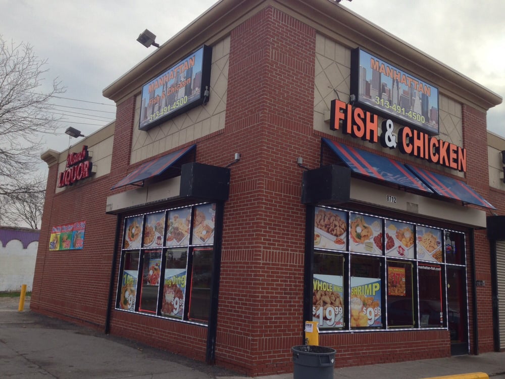 Manhattan Fish & Chicken 67 Photos Fish & Chips 8712 Schaefer Hwy, Detroit, MI