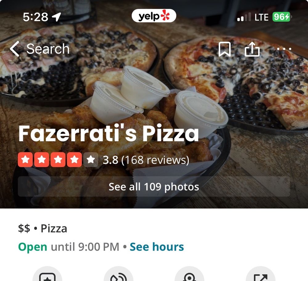 Fazerrati's Pizza
