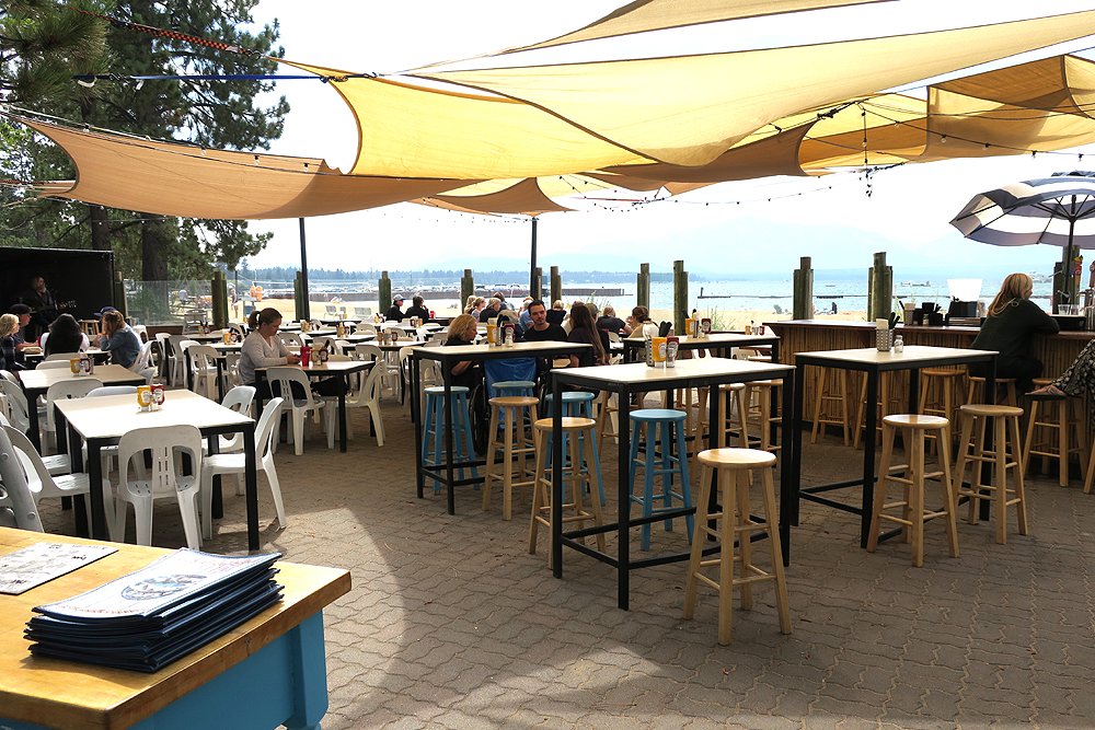 Shaded Outdoor Dining Yelp Photo Of Beach House Tahoe South Lake Ca United States Shaded