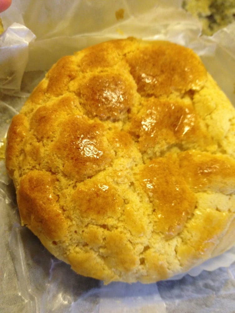 Pineapple bun with custard filling Yelp
