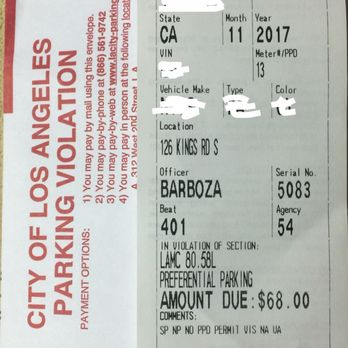 City Of Los Angeles Parking Violation >> Scam Yelp City Of Los Angeles Parking Violation >> Scam Yelp