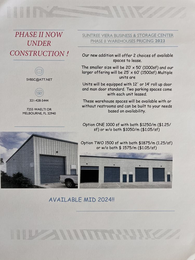 Suntree Viera Business and Storage Center