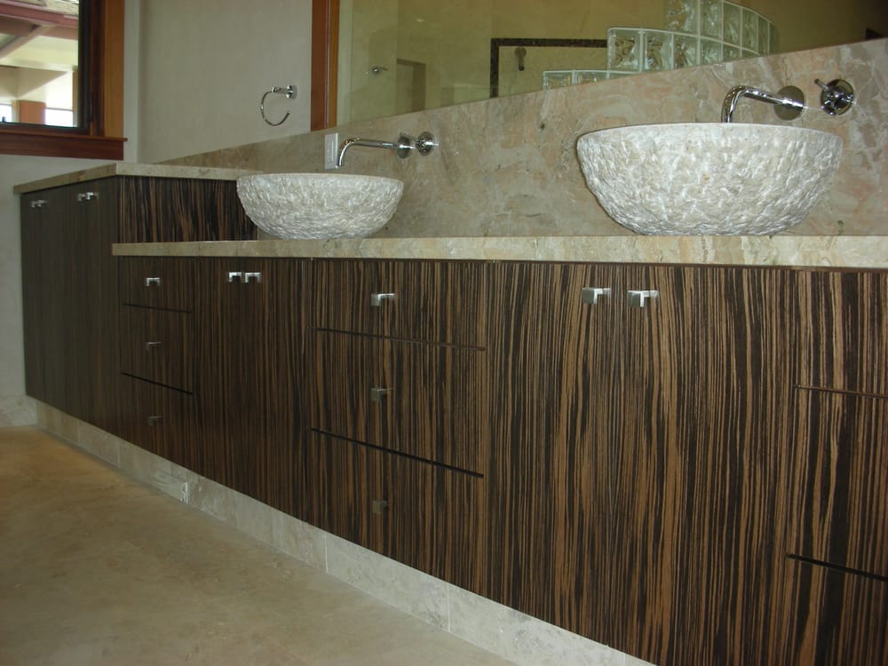Exotic wood cabinets - Yelp
