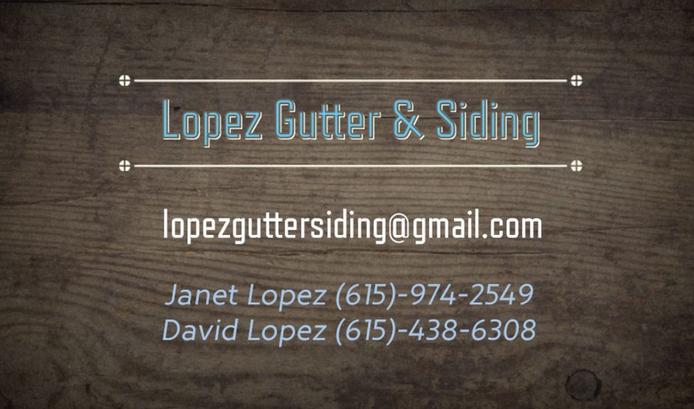 Lopez Gutter and Siding