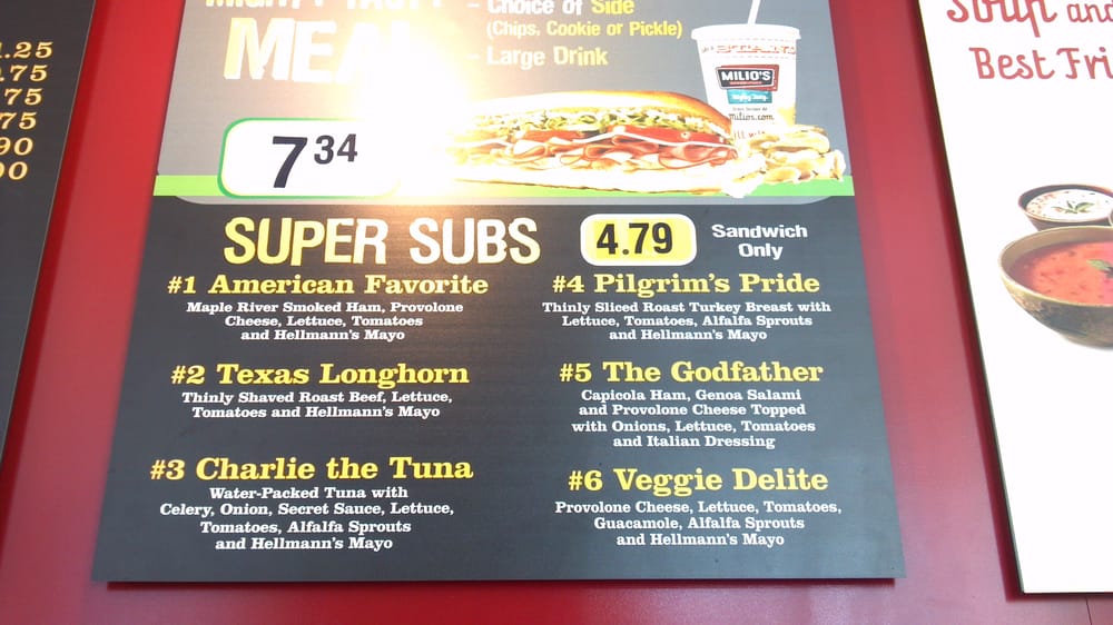 Milio’s Sandwiches Sandwiches 462 Commerce Dr, Madison, WI