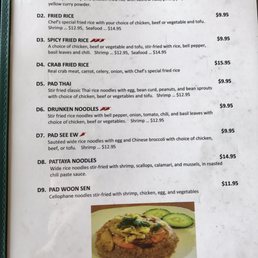 photos for a bakery thai food menu yelp menu for a bakery