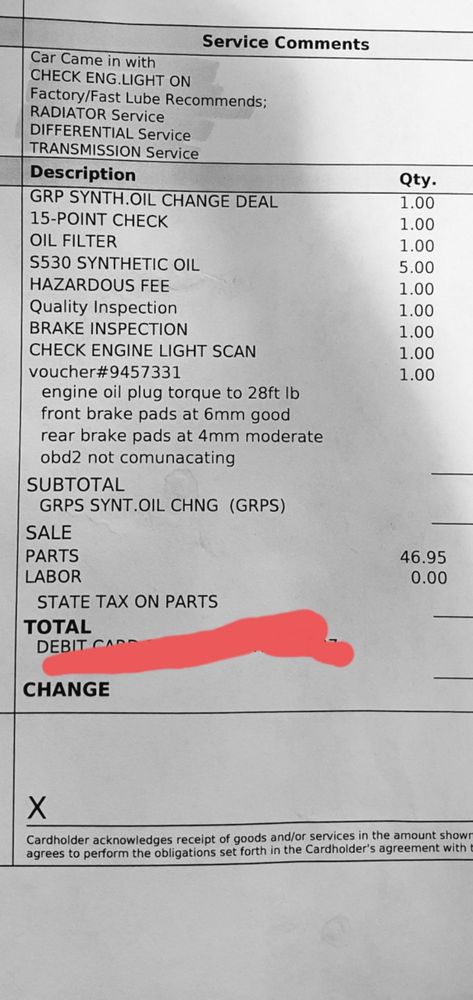 Chevron Fast Lube