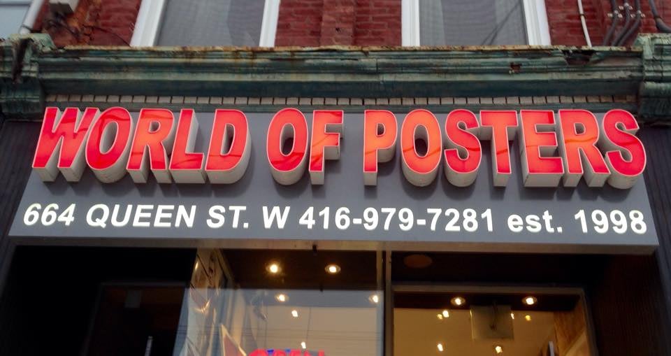 World of Posters Graphic Design 664 Queen Street W, Trinity