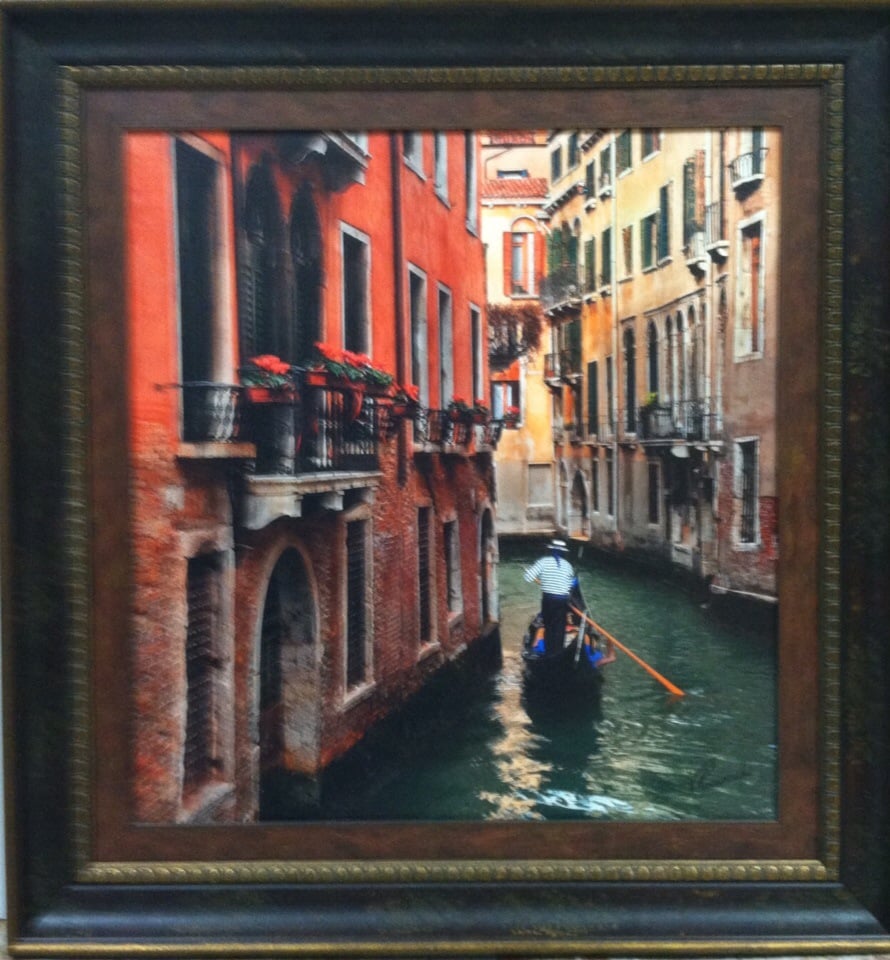 Double Framed Original Photographic Giclee On Canvas By V Piciocchi 129 Photos For Designers Gallery Fine Art Custom Framing