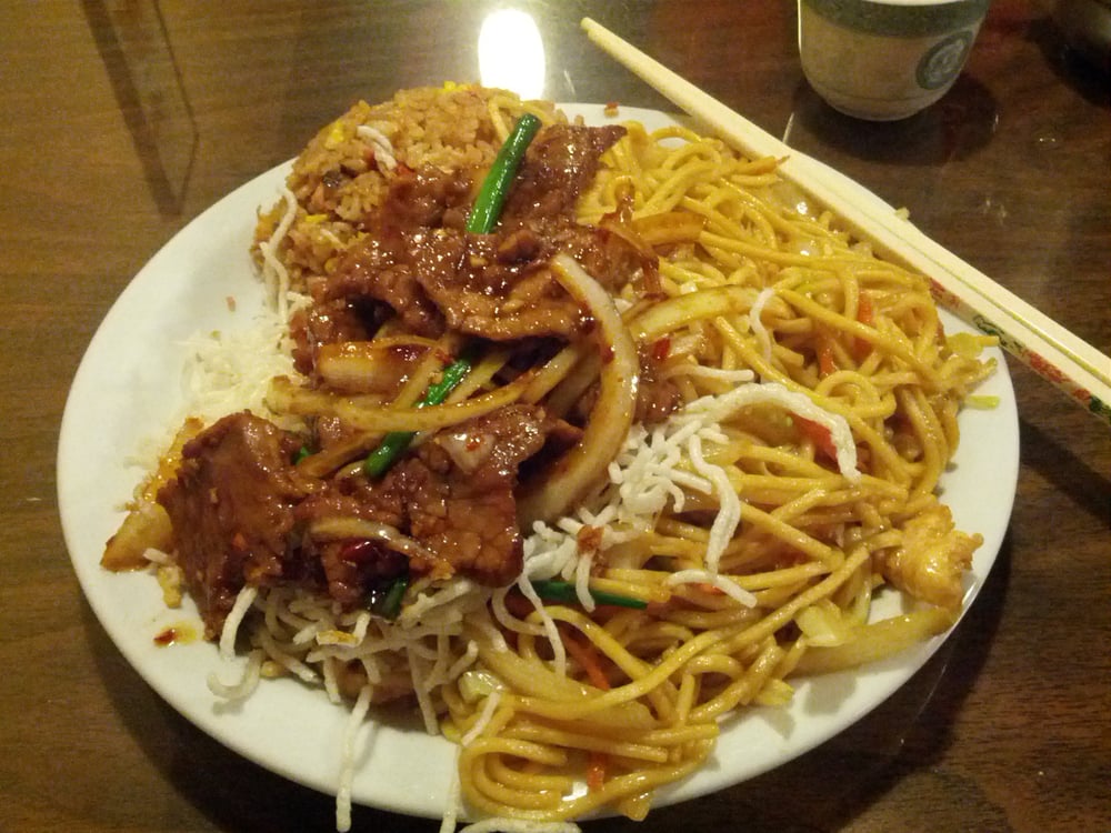 Another Delicious Plate Of Mongolian Beef En Chow Mein And Photo Of Great China Restaurant Kirkland Wa United States Another Delicious Plate