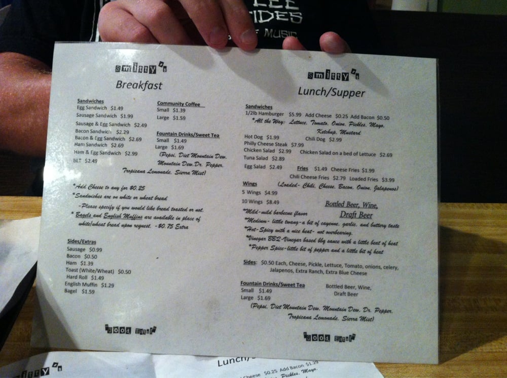 Smitty’s Deli CLOSED American (Traditional) 111 Vester Cole St