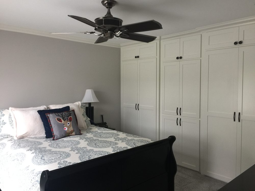 After New Closet Crown Molding Ceiling Fan Installed 35 Photos For Handy Home Improvement