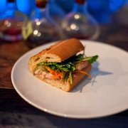 Red Medicine - Beverly Hills, CA, United States. pork belly bahn mi